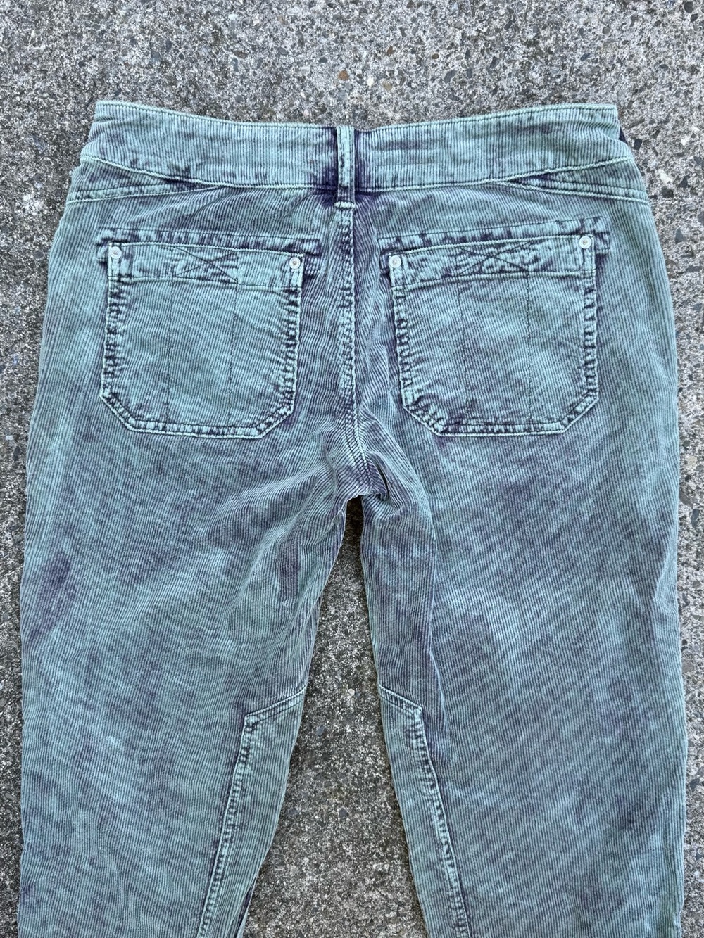 Anthropologie The Wanderer Corduroy Utility Pants Light Green Sage Size 28 - Picture 13 of 13